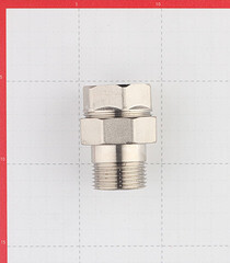 Американка прямая Valtec 1 ВР(г) х 1 НР(ш) латунная (VTr.341.N.0006) - фото 3