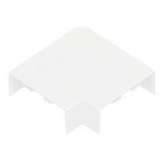 Угол плоский для кабель-канала EKF 40х16 мм белый (4 шт.) (abw-40-16х4/8828)