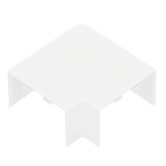 Угол плоский для кабель-канала EKF 40х25 мм белый (4 шт.) (abw-40-25х4)