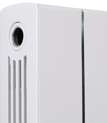 Радиатор биметаллический Rifar Supremo 500 мм 8 секций 3/4 боковое подключение белый - фото 4