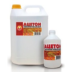 Растворитель ацетон Вершина 0,5 л