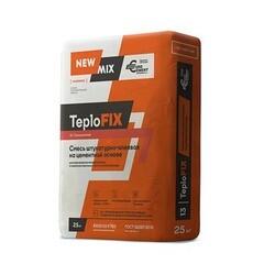 Смесь штукатурно-клеевая New Mix TeploFix 25 кг