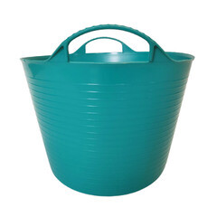 Ведро садовое РВ Пласт 14 л пластиковое гибкое бирюзовое - фото 4