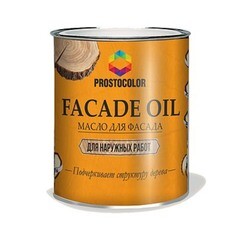 Масло ProstoColor Fasade Oil для наружных деревянных поверхностей можжевельник 0,75 л