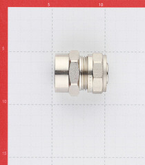 Соединитель прямой VALTEC (VTm.302.N.002606) 26 обж(ц) х 1 ВР(г) - фото 3