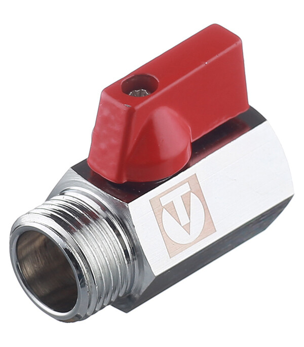 Изображение товара Латунный кран шаровой Valtec 1/2 ВР х 1/2 НР мини прямой