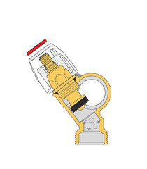 Коллектор Tiemme 3/4 ВР(г) х 4 выхода 3/4 НР(ш) ЕК х 3/4 НР(ш) регулируемый (1860015/1877K50050504) - фото 3