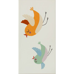 Плитка декор Нефрит Kids Sky белая 400x1000x8 мм (5 шт. в комплекте) - фото 2