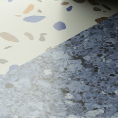 Плитка декор Нефрит Террацио синяя 600x200x9 мм - фото 3