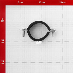 Хомут сантехнический 1 1/4" 42-45 мм оцинкованная сталь (30 шт.) - фото 2