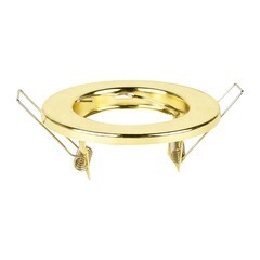 Светильник встраиваемый GU5.3 золото 50 Вт IP20 Hesler ДВО (684758)