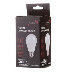 Лампа светодиодная Hesler E27 4000К 11 Вт 855 Лм 230 В груша А60 матовая - фото 4