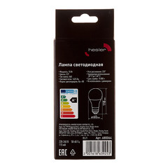 Лампа светодиодная Hesler E27 4000К 15 Вт 1425 Лм 230 В груша А60 матовая - фото 3