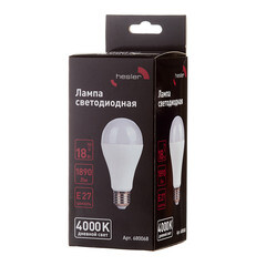 Лампа светодиодная Hesler E27 4000К 18 Вт 1890 Лм 230 В груша А65 матовая - фото 4
