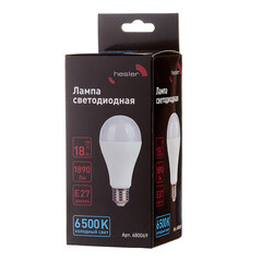 Лампа светодиодная Hesler E27 6500К 18 Вт 1890 Лм 230 В груша А65 матовая - фото 5