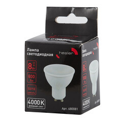 Лампа светодиодная Hesler GU10 4000К 8 Вт 800 Лм 220-240 В рефлектор PAR16 матовая - фото 3