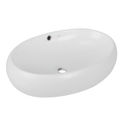 Раковина Lavelly Ellipse 600 мм накладная белая (686706)
