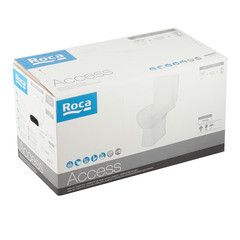 Унитаз-компакт Roca Access с косым выпуском с сиденьем дюропласт микролифт белый (7.34P2.3.900.Y) - фото 4