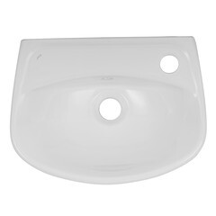 Раковина-мини Jika Lyra 40 см правая подвесная белая (8.1527.1.000.106.9) - фото 7