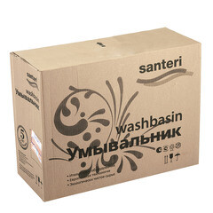 Раковина Santeri Визит 55 см подвесная белая (1.3115.3.S00.11B.0) - фото 2