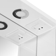 Зеркальный шкаф АСБ-Мебель Лиана 60х80х16 см с подсветкой белый - фото 7