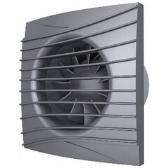 Вентилятор осевой Diciti Silent 4C dark gray metal 155х155 мм d100 мм с обратным клапаном тёмно-серый