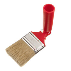 Кисть плоская угловая натуральная щетина пластиковая ручка Beorol 63х30 мм для эмалей и лаков на алкидной основе - фото 2