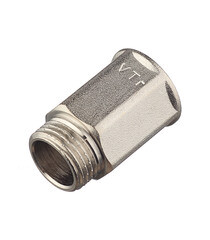 Удлинитель Valtec 30 мм х 1/2 ВР(г) х 1/2 НР(ш) латунный (VTr.197.N.0430) - фото 1