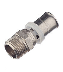 Соединитель прямой VALTEC (VTm.201.N.001604) 16(пресс) х 1/2 НР(ш) - фото 1