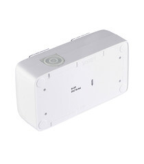 Розетка Hegel Alfa накладная белая со шторками с крышкой (РА16-242) - фото 2