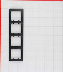 Рамка Hegel Master четырехместная черная (Р404-08) - фото 2