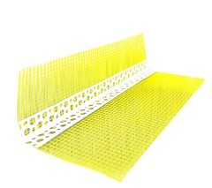 Профиль углозащитный пластиковый с сеткой 100х150 мм 2,5 м - фото 2