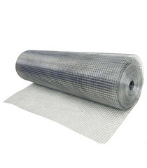 Сетка штукатурная сварная оцинкованная 10х10 мм d0,6 мм 1х15 м рулон - фото 1