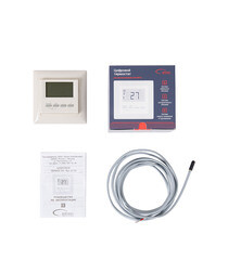 Терморегулятор электронный цифровой для теплого пола Spyheat NLC-511H бежевый - фото 2