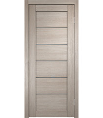 Дверь межкомнатная Vision 700х2000 мм ПВХ капучино со стеклом с замком и петлями - фото 3