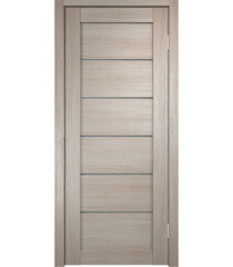 Дверь межкомнатная Vision 800х2000 мм ПВХ капучино со стеклом с замком и петлями - фото 2