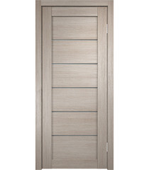 Дверь межкомнатная Vision 900х2000 мм ПВХ капучино со стеклом с замком и петлями - фото 2