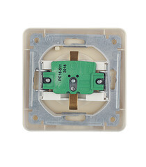 Розетка Hegel Master встраиваемая слоновая кость с крышкой (РС16-511-01) - фото 2