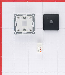 Розетка компьютерная Hegel Master встраиваемая черная RJ45 (РСК-400-08) - фото 3