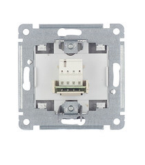 Розетка телефонная Hegel Master встраиваемая черная RJ11 (РСТ-400-08) - фото 3