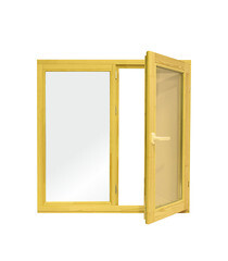 Окно деревянное Timber&style 1000х1000х45 мм 2 створки левая глухая правая поворотная - фото 2