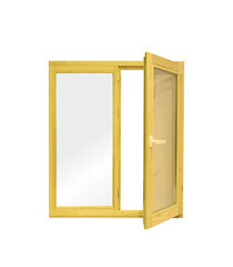 Окно деревянное Timber&style 1160х1000х45 мм 2 створки левая глухая правая поворотная - фото 2