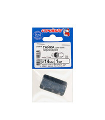 Гайка соединительная оцинкованная М14 х42 мм DIN 6334 (1 шт.) - фото 3