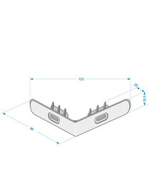Угол стартовый Docke Berg Edel Flemish - фото 2