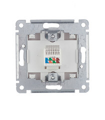 Розетка компьютерная Hegel Master встраиваемая белая RJ45 (РСК-400) - фото 3