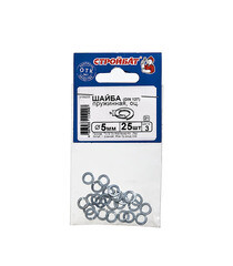 Шайба пружинная оцинкованная 5x9.2 мм DIN 127 (25 шт.) - фото 3