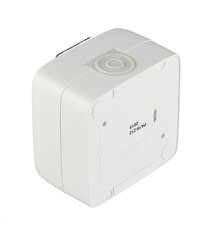 Розетка Hegel Alfa накладная белая со шторками с крышкой (РА16-212) - фото 5