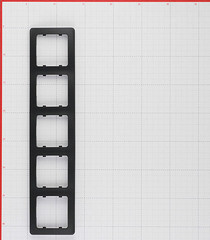 Рамка Hegel Master пятиместная черная (Р405-08) - фото 3