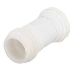 Слив для унитаза d110 мм пластиковый гофрированный армированный для внутренней канализации - фото 1