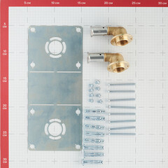 Набор водорозеток Henco (28PF-16041604) 16(пресс) x 1/2 ВР(г) для гипсокартона - фото 2